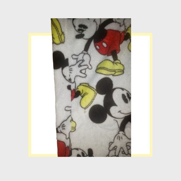 Disney Fuzzy Mickey & Minnie Soft Pajama Pants! So Soft Medium - Picture 3 of 4